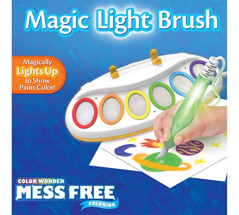 Let your art shine with the Crayola Color Wonder Magic Light Up Paint Palette